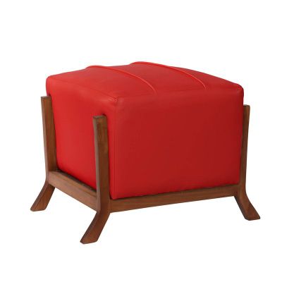 Pouf Marsella Pu Rojo