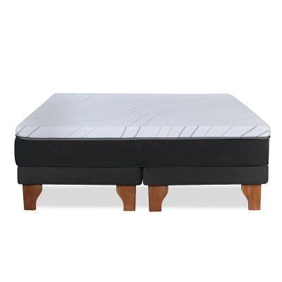 Imagen 2 del producto CAMA ZEN TOP SPRING HYBRID TELA NEGRO KING