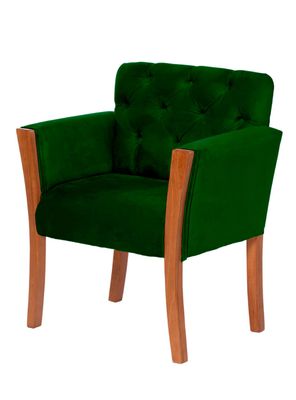 Imagen 2 del producto Sitial Kiel Tela Velvet Verde