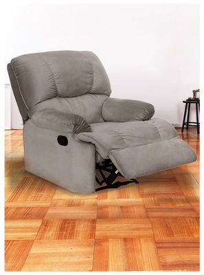 BERGERE PERUGIA RECLINABLE TELA VELVET GRIS