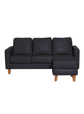 SECCIONAL VENECIA INTERCAMBIABLE PU NEGRO