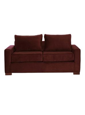 SOFA LIVORNO 2C TELA VELVET CHOCOLATE
