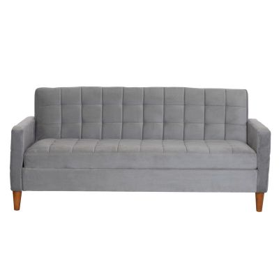 FUTON GENOVA  TELA VELVET GRIS