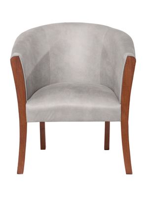 Sitial Dortmund  Cuero Kentucky Gris