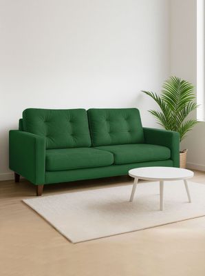 Sofa Napoles 2C Tela  Velvet  Verde