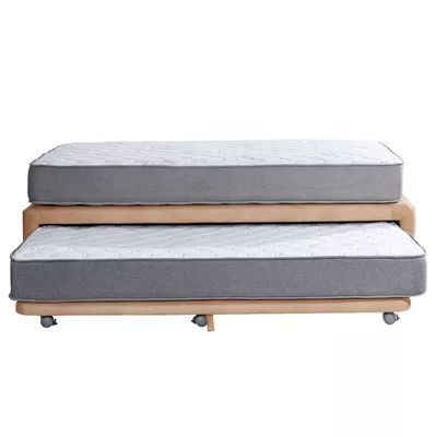 CAMA NIDO ZEN BEST CUERO BEIGE 1 1/2 PZA
