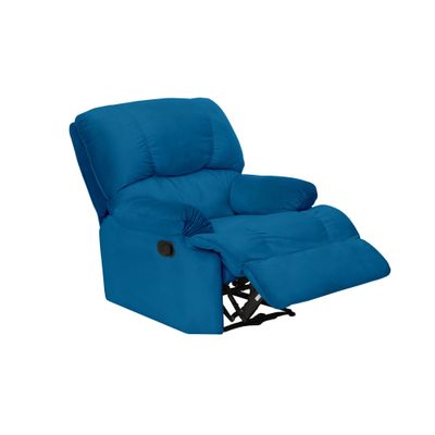 Imagen 2 del producto BERGERE PERUGIA RECLINABLE TELA VELVET AZUL PETROLEO
