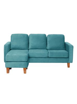 Imagen 2 del producto SECCIONAL VENECIA INTERCAMBIABLE TELA VELVET TURQUESA
