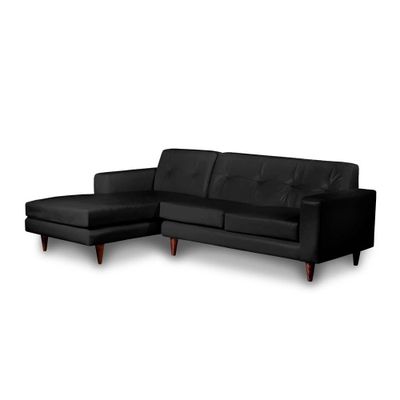 Imagen 2 del producto SOFA CHAISELONG IZQ SALERNO PU NEGRO