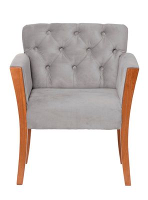 Sitial Kiel  Tela Velvet Gris