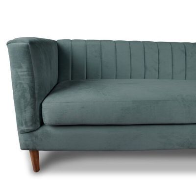 Imagen 2 del producto SOFA SORRENTO 2C TELA VELVET VIVIAN GRIS
