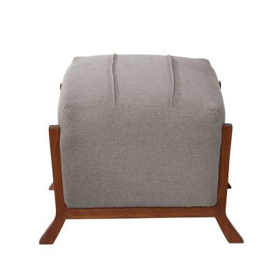Imagen 2 del producto Pouf Marsella Lino Gris Claro