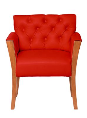 Imagen 1 del producto Sitial Kiel Pu Rojo