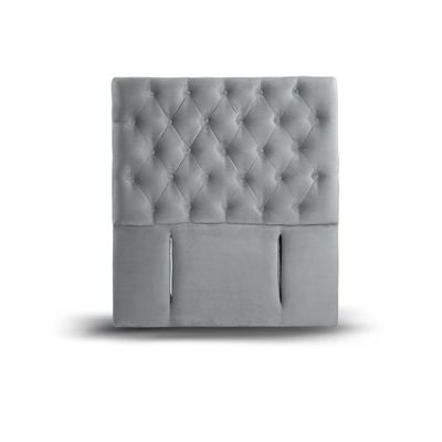 RESPALDO FLORENCIA TELA GRIS 1 1/2 PZA