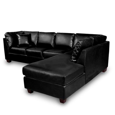 Imagen 2 del producto SECCIONAL PADUA DER PU GRANO NEGRO