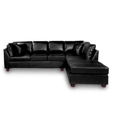 Imagen 2 del producto SECCIONAL PADUA DER PU GRANO NEGRO