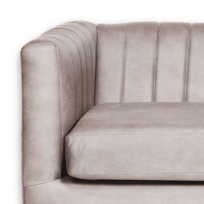Imagen 2 del producto SOFA SORRENTO 2C CUERO KENTUCKY GRIS