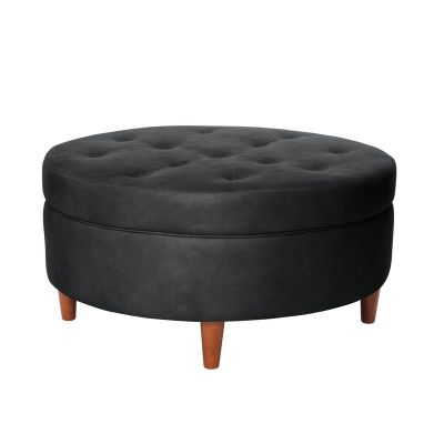 Pouf Paris  Cuero Kentucky Negro