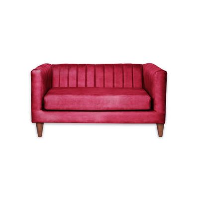 SOFA SORRENTO 2C CUERO KENTUCKY ROJO