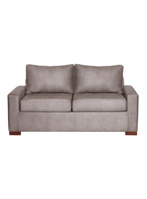 SOFA LIVORNO 2C CUERO KENTUCKY GRIS