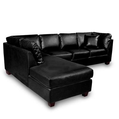 Imagen 2 del producto SECCIONAL PADUA IZQ PU GRANO NEGRO