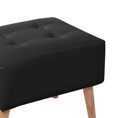 Imagen 2 del producto Pouf Niza Pu Negro