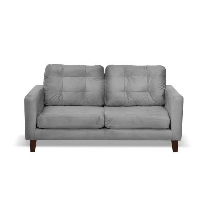 Sofa Napoles 2C Tela Velvet Gris