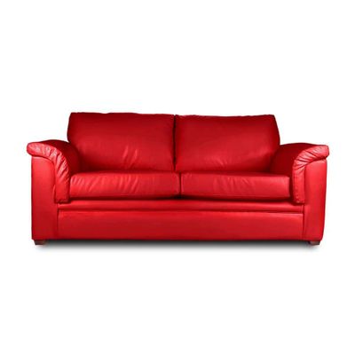SOFA ANCONA 3C PU GRANO ROJO