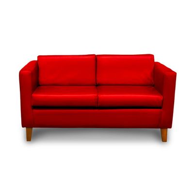 SOFA SICILIA 2C PU ROJO