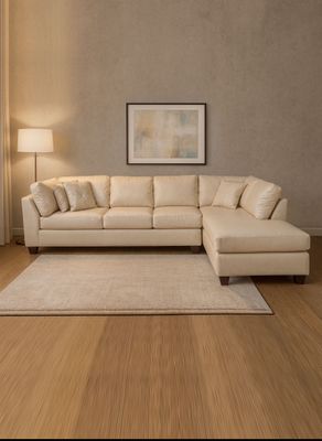 SECCIONAL PADUA DER PU GRANO BEIGE