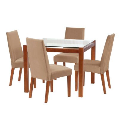 Juego De Comedor Barcelona 1000X1000 S/Cadiz Tela Beige