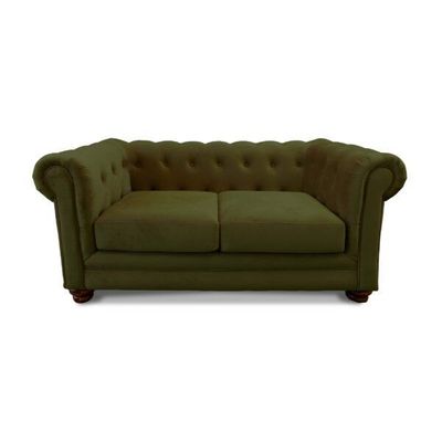 SOFA FLORENCIA 2C TELA VELVET VERDE