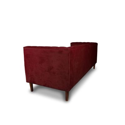 Imagen 2 del producto SOFA SORRENTO 3C TELA VELVET VIVIAN BURDEO