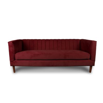 SOFA SORRENTO 3C TELA VELVET VIVIAN BURDEO