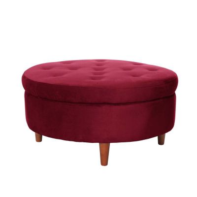 Pouf Paris Tela Velvet Burdeo