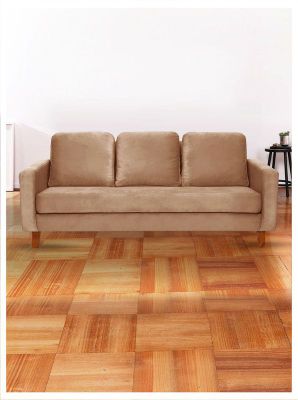 SOFA VENECIA 3C TELA VELVET BEIGE