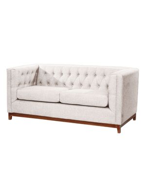 Imagen 2 del producto Sofá Roma 2 Cuerpos Capitoné Lino Blanco