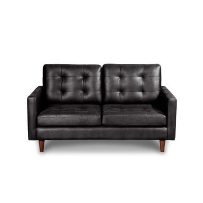 Imagen 2 del producto SOFA NAPOLES 2C CUERO KENTUCKY NEGRO