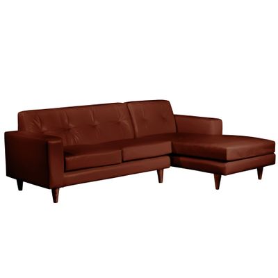 Imagen 2 del producto SOFA CHAISELONG DER SALERNO PU CHOCOLATE