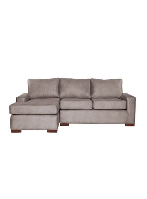 SECCIONAL IZQ LIVORNO CUERO KENTUCKY GRIS