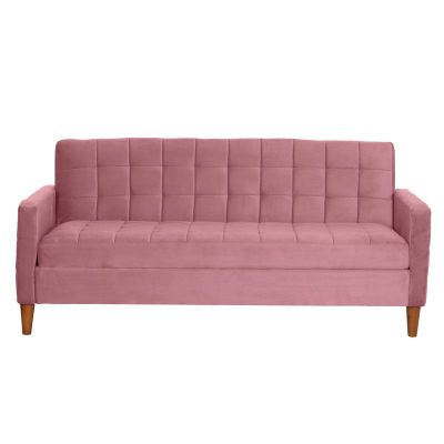 Imagen 1 del producto FUTON GENOVA  TELA VELVET PALO ROSA