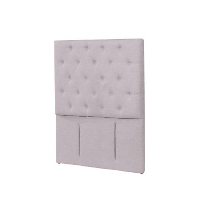 Imagen 2 del producto RESPALDO FLORENCIA LINO GRIS CLARO 1 PZA