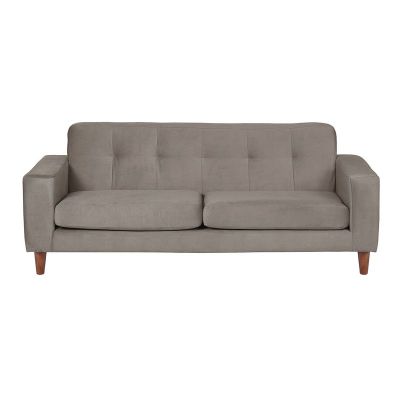 Sofa Salerno 3C Tela  Velvet  Gris