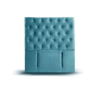 RESPALDO FLORENCIA TELA TURQUESA 1 1/2 PZA