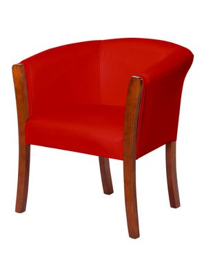 Imagen 2 del producto Sitial Dortmund  Pu Rojo