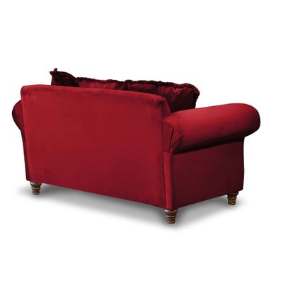 Imagen 2 del producto SOFA RIMINI 2C TELA VELVET BURDEO
