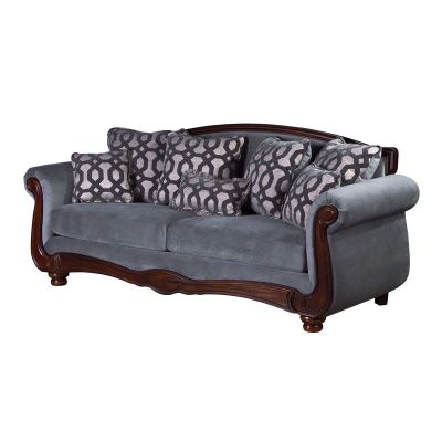 Imagen 2 del producto Sofa Catania 3C Tela Velvet Gris