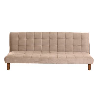 FUTON TURIN  TELA VELVET BEIGE