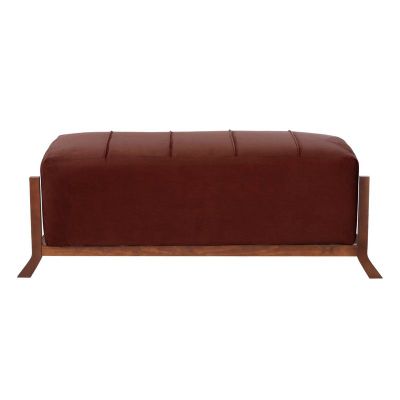 Imagen 2 del producto Banqueta Marsella Tela Velvet Chocolate