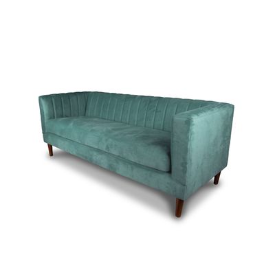 Imagen 2 del producto SOFA SORRENTO 3C TELA VELVET VIVIAN VERDE